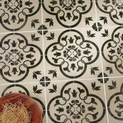 Toledo Tile Stencil for Walls and Floors