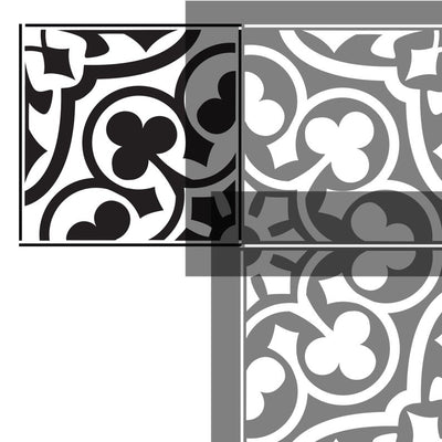 Danilia tile stencil by Stencil Up