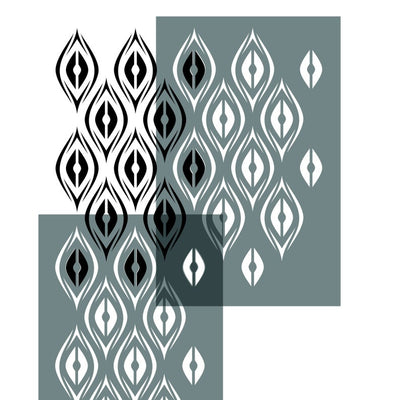 Quant geometric stencil for craft