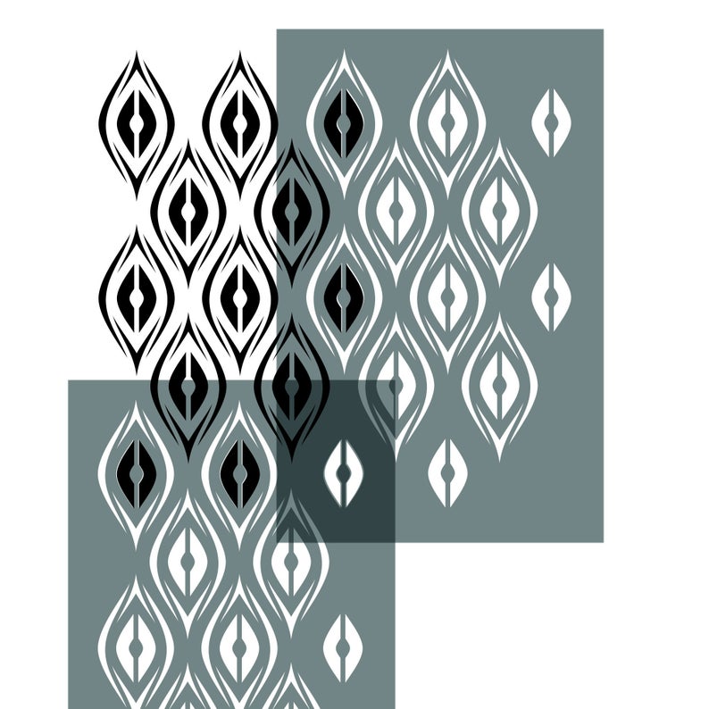 Quant geometric stencil for craft