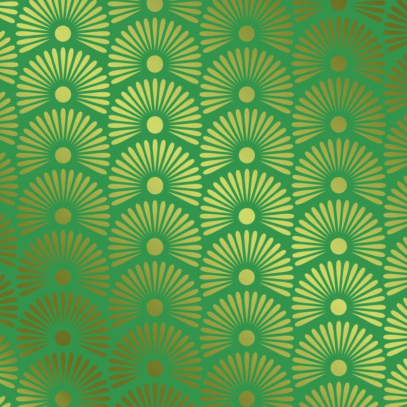 Oriental Fan stencil for painting - stencilup.co.uk