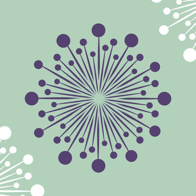 Dandelion stencil for painting crafts and furniture - stencilup.co.uk