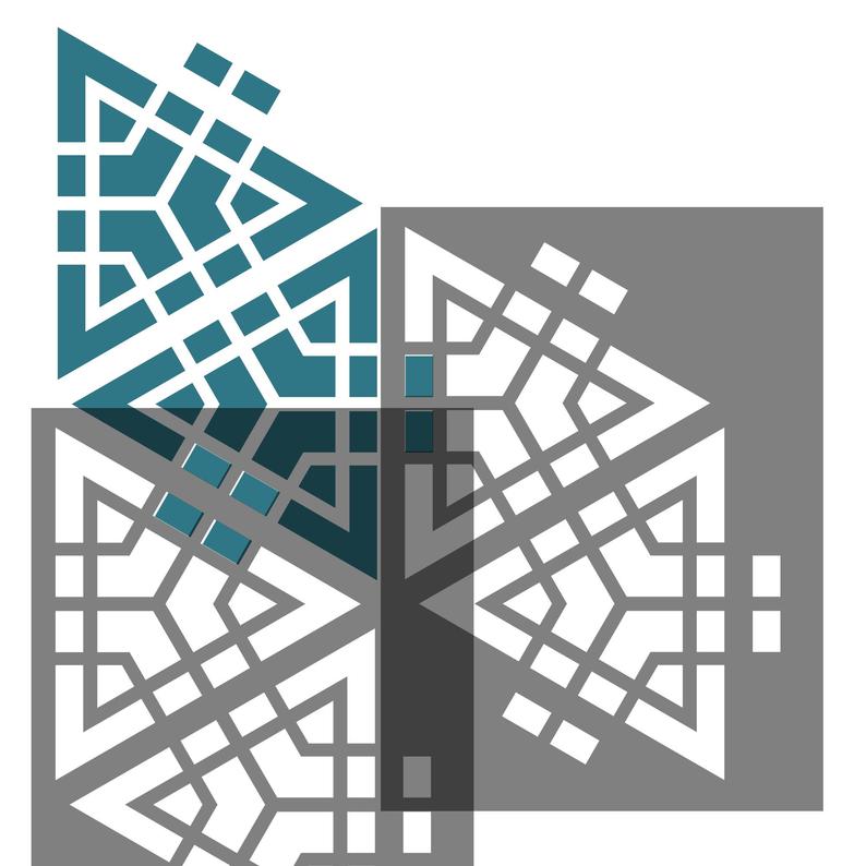 Kumiko medium Lattice Craft Stencil • Stencil for furniture