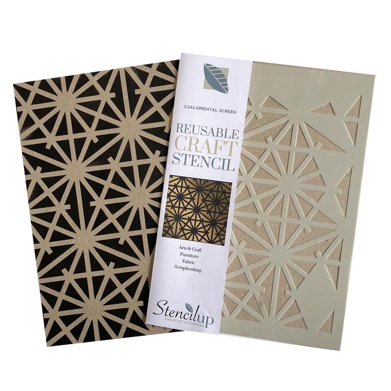 Oriental Screen Craft Stencil