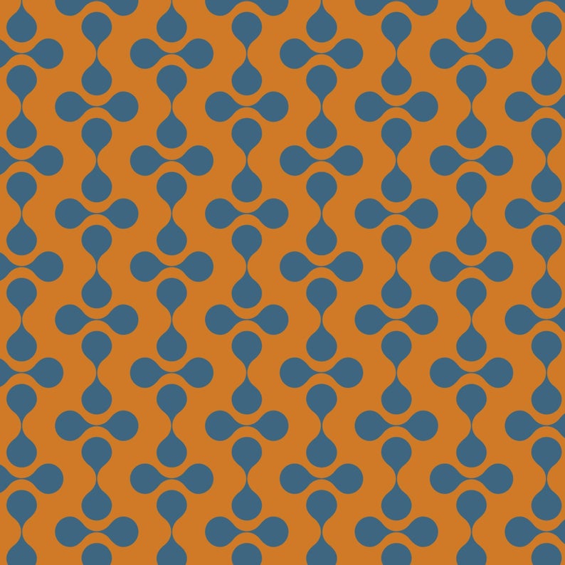 Verner Retro Craft Stencil • Stencil for furniture