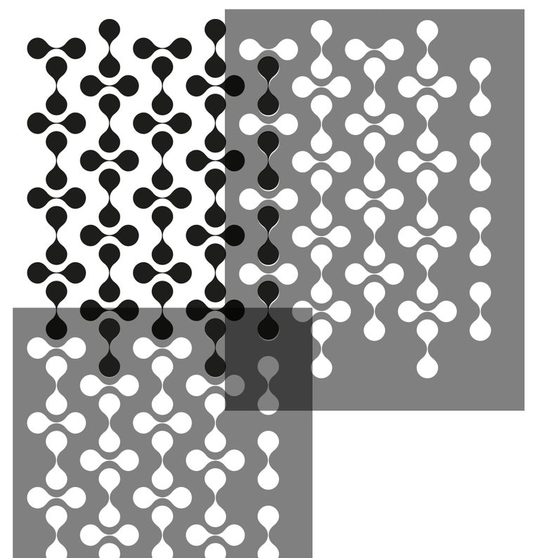 Verner Retro Craft Stencil • Stencil for furniture