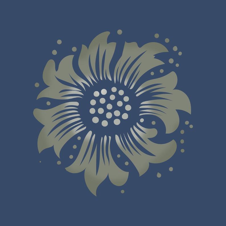 William Morris Marigold stencil for painting