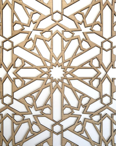 Fez Lattice - Moroccan inspired wooden inlay / onlay
