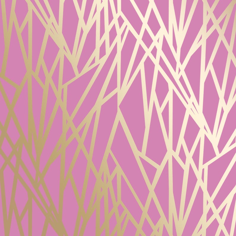 geonetric shards stencil for painting - stencilup.co.uk