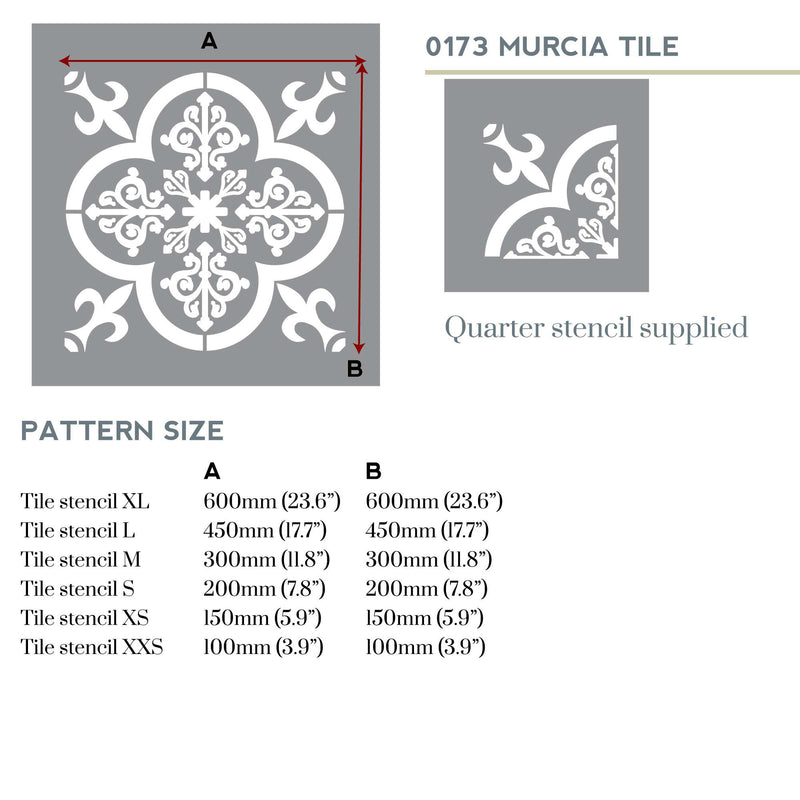 painted tile stencil