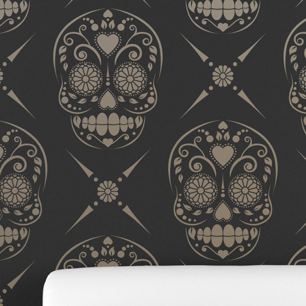 Candy Skull Wall Stencil – STENCIL UP